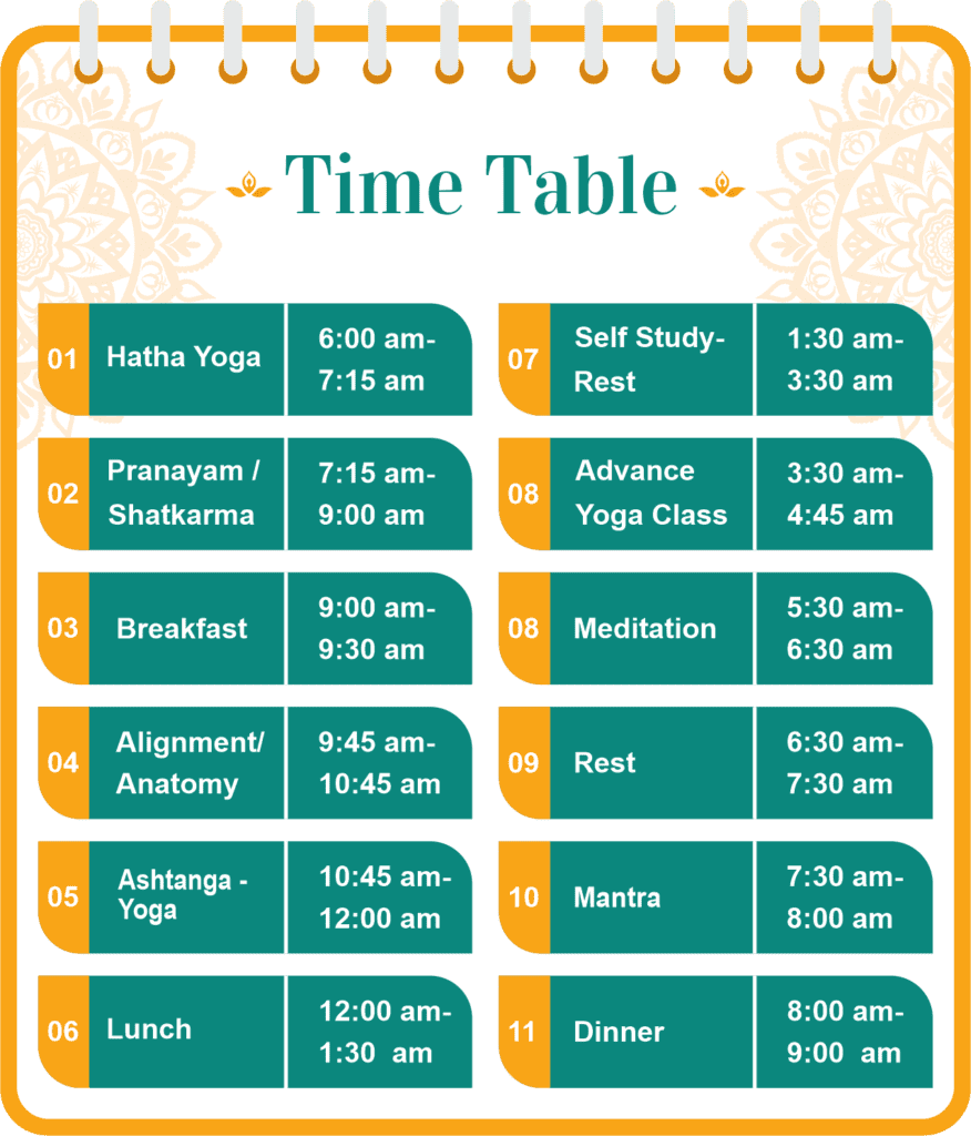 time-table-swaastik yog-school